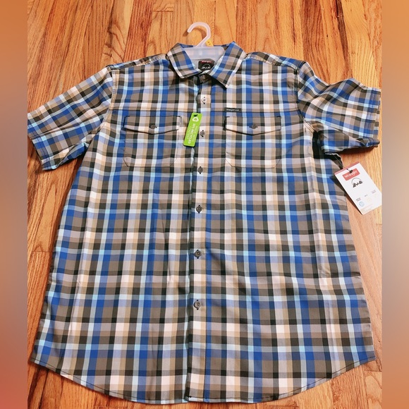 Wrangler Men’s Short Sleeve Shirt with UPF 40 Protection, Sizes L (42-44) - Picture 3 of 9
